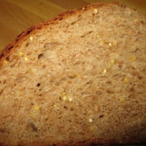 Millet sunflower seed bread