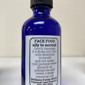 face food oily to normal
