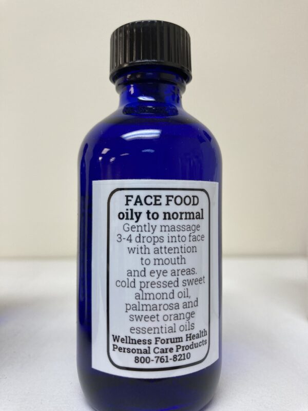face food oily to normal